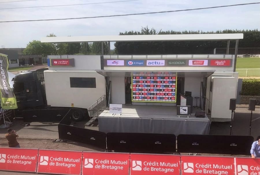 Car-Podium Crédit Mutuel de Bretagne sur le Tour de Bretagne